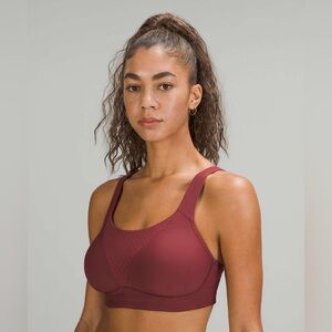 Lululemon Run Times Bra High Support in Maroon – Size 32C